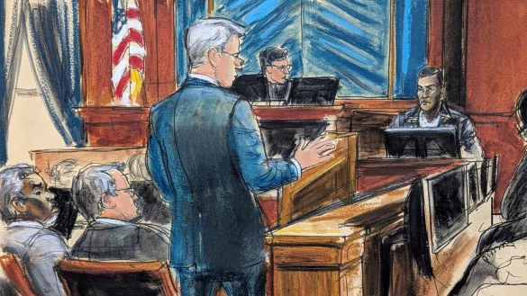 Rapper Combs vor Gericht. (Archivbild) - © Elizabeth Williams/AP/dpa