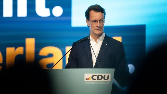 NRW-Ministerpr&auml;sident W&uuml;st kann sich nach den Kommunalwahlen in der CDU gest&auml;rkt f&uuml;hlen. - &copy; Fabian Strauch/dpa