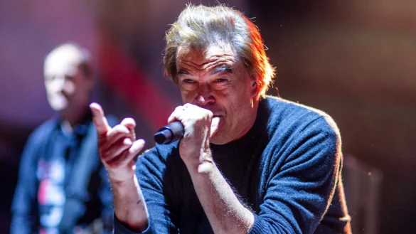 Tote-Hosen-Frontmann Campino kritsierte einen Landrat wegen Auflagen f&uuml;r das Festival gegen Rechtsextremismus. - &copy; Jens B&uuml;ttner/dpa