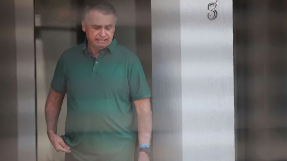 Brasiliens Ex-Pr&auml;sident Bolsonaro ist verurteilt worden. - &copy; Luis Nova/AP/dpa