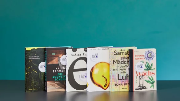Die B&uuml;cher auf der Shortlist f&uuml;r den Deutschen Buchpreis stehen fest. - &copy; Christof Jakob/B&ouml;rsenverein des Deutschen Buchhandels e.V./dpa