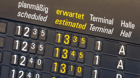 Bislang müssen Airlines ihre Passagiere ab drei Stunden Verspätung finanziell entschädigen. - © Andreas Arnold/dpa