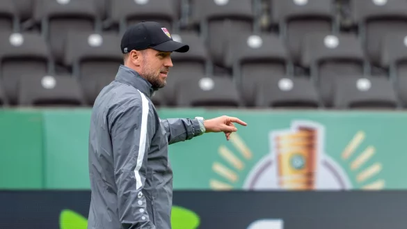 Sebastian Hoeneß kann als Nächster aus seiner Familie Pokalgeschichte schreiben. - © Soeren Stache/dpa