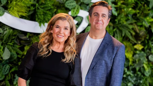 Anke Engelke und Bastian Pastewka k&ouml;nnen gut miteinander - und daf&uuml;r gibt es einen Grund. - &copy; Rolf Vennenbernd/dpa