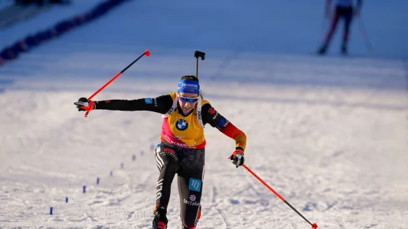 Geht als Spitzenreiterin in die letzten beiden Saisonrennen: Franziska Preu&szlig;. - &copy; Javad Parsa/NTB Scanpix/AP/dpa