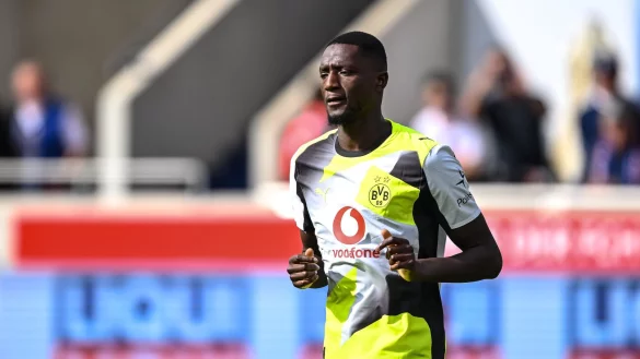 Sehou Guirassy steht dem BVB gegen Bilbao wieder zur Verf&uuml;gung. - &copy; Harry Langer/dpa