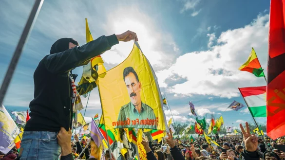 Auflösung der verbotenen kurdischen Arbeiterpartei PKK (Archivbild) - © Andreas Arnold/dpa