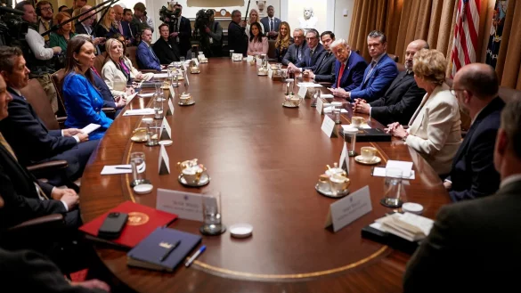 Kabinettssitzungen der besonderen Art - &copy; -/POOL/AP/dpa