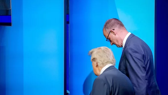 Merz will erst mit Trump und dessen Vize JD Vance sprechen. (Archivbild) - &copy; Kay Nietfeld/dpa