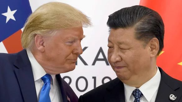 Die USA und China haben sich US-Präsident Trump zufolge darauf verständigt, weitere Handelsgespräche durchzuführen. (Foto Archiv) - © Susan Walsh/AP/dpa