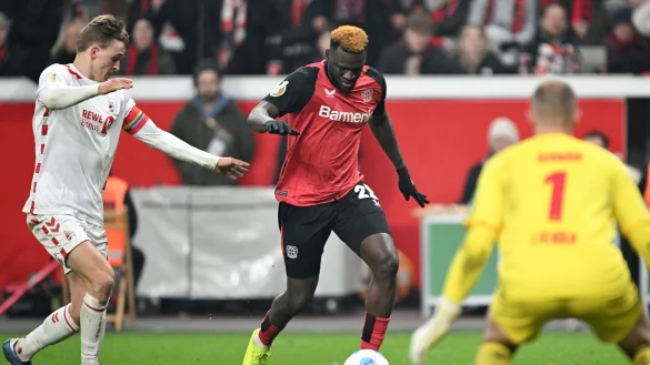 Alternative im Bayer-Angriff: Boniface ist wieder fit. - &copy; Federico Gambarini/dpa