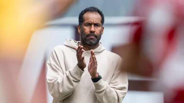 Düsseldorfs Trainer Daniel Thioune hatte nie das Gefühl, abgeschrieben zu sein. - © David Inderlied/dpa