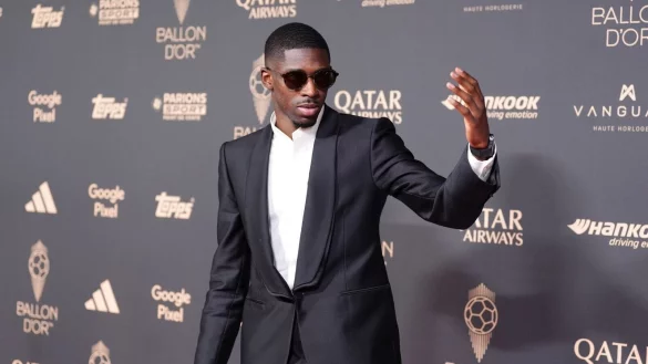 Gewinner des Goldenen Balls: Ousmane Demb&eacute;l&eacute; von Paris Saint-Germain. - &copy; Adam Davy/PA Wire/dpa