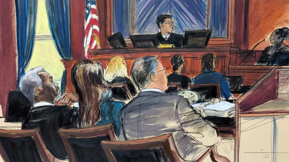 Sean Combs muss während des Verfahrens keine Gefängniskleidung tragen. - © Elizabeth Williams/FR142054 AP/AP/dpa