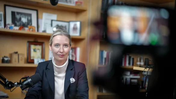 Was bleibt vom Talk Weidel - © Kay Nietfeld/dpa-POOL/dpa