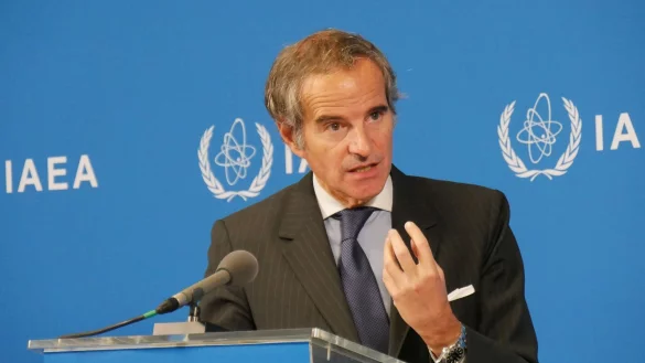 Grossi fordert den Iran eindringlich zur Kooperation auf. - &copy; Albert Otti/dpa