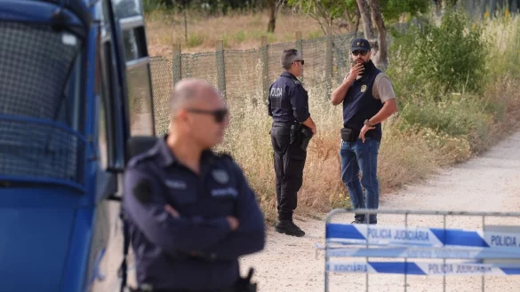 Das Suchgebiet wurde abgesperrt. (Bild vom 4. Juni) - &copy; James Manning/PA Wire/dpa