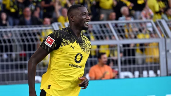 Besser als Harry Kane: Dortmunds Torj&auml;ger Serhou Guirassy - &copy; Federico Gambarini/dpa