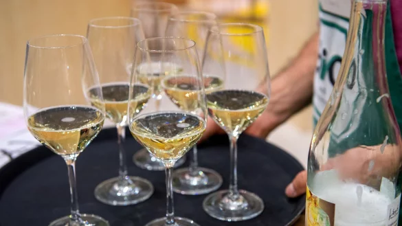 Alkoholfreier Wein hat zwar eine gewisse Süße, aber auch die Geschmacksvielfalt von Wein. - © Zacharie Scheurer/dpa-tmn