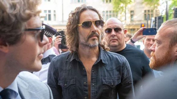 Der Auftritt von Russell Brand vor Gericht war schnell wieder vorbei. - &copy; Tayfun Salci/ZUMA Press Wire/dpa