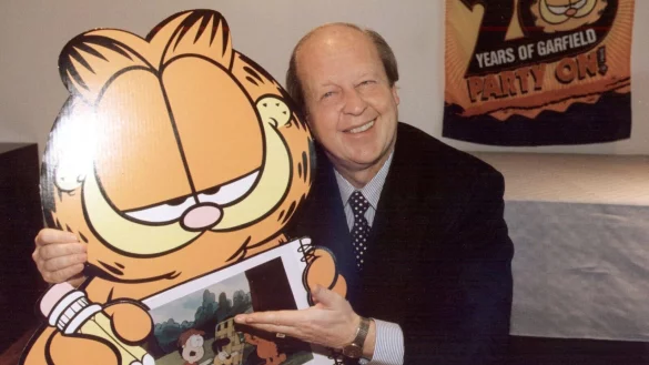 Garfield-Erfinder Davis wird 80. (Archivbild) - &copy; Sepp&auml;nen-Helin/Lehtikuva/epa/dpa