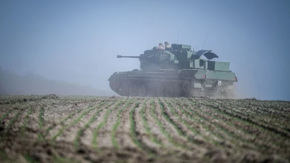 Wieviele Panzer Deutschland in die Ukraine liefert, soll k&uuml;nftig nicht mehr im Internet zu lesen sein. - &copy; Kay Nietfeld/dpa