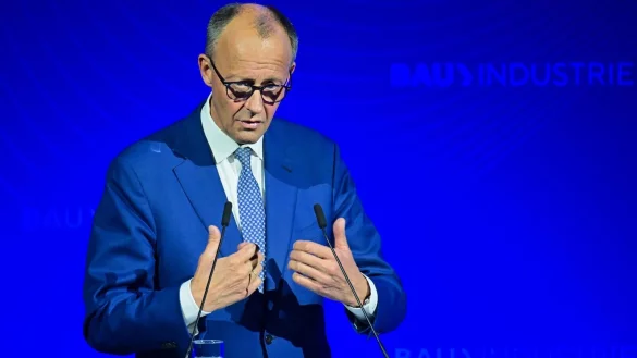 Kanzler Friedrich Merz (CDU) will mehr bezahlbaren Wohnraum in Deutschland. - &copy; Sebastian Christoph Gollnow/dpa