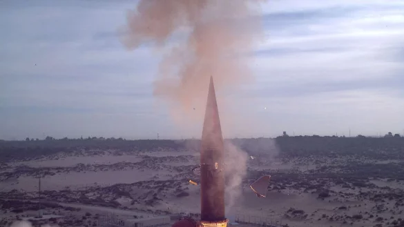 Raketenabwehrsystem Arrow 3 - © -/ISRAELI MINISTRY OF DEFENSE/dpa