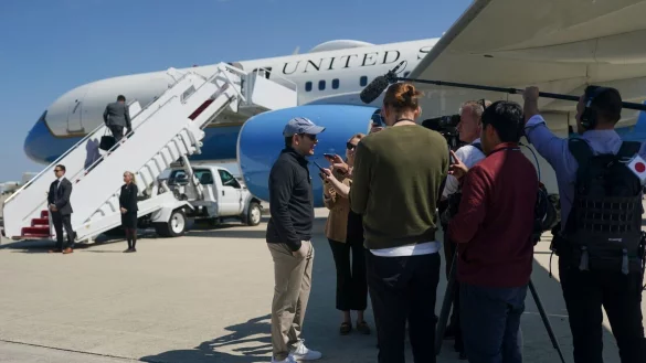 US-Au&szlig;enminister Rubio will mit Israel unter anderem &uuml;ber die Folgen des Luftangriffs in Katar reden. - &copy; Nathan Howard/POOL REUTERS/AP/dpa