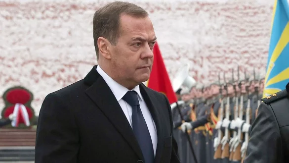 Medwedew droht der Nato mit Krieg. (Archivbild) - &copy; Ekaterina Shtukina/Pool Sputnik Kremlin/AP/dpa