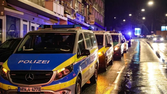 Unter anderen im Wuppertal war die Polizei mit zahlreichen Kr&auml;ften im Einsatz. - &copy; Gianni Gattus/dpa