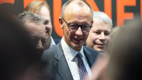 CDU-Kanzlerkandidat Friedrich Merz hat auf der Gr&uuml;nen Woche in Berlin viele Versprechungen in Richtung der Landwirtschaft gemacht. - &copy; Hannes P. Albert/dpa