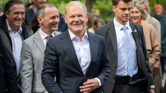 Bundeskanzler Olaf Scholz will ein zur&uuml;ckhaltender Ex-Kanzler sein. - &copy; Soeren Stache/dpa
