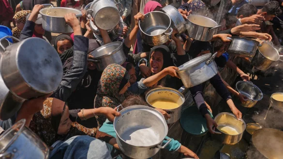 Weitere Prominente f&uuml;r Stopp von Waffenlieferungen an Israel. - &copy; Jehad Alshrafi/AP/dpa