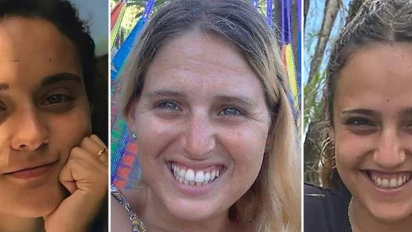 Drei israelische Geiseln. - © -/Family Handout/Hostage\\\'s Family Forum/dpa