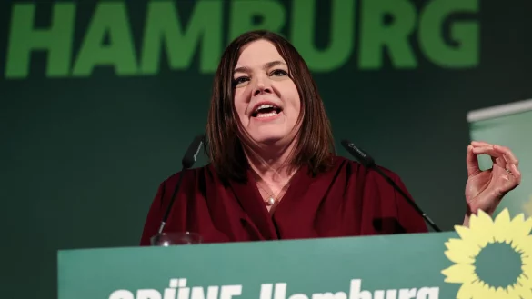 Die Hamburger Grünen nehmen die Einladung der SPD zum Sondierungsgespräch an. - © Christian Charisius/dpa