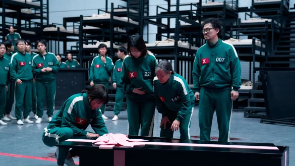 «Squid Game» geht Ende Juni mit der finalen Staffel zu Ende. - © Noh Ju-Han / Netflix/dpa