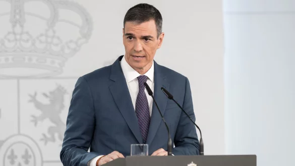 Pedro Sánchez ist ein scharfer Kritiker des militärischen Vorgehens von Israel in Gaza. (Archivfoto) - © Diego Radamés/EUROPA PRESS/dpa