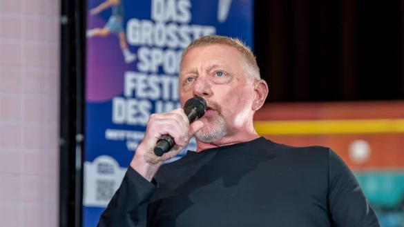 Boris Becker spricht am Rand der &laquo;FISU World Univeristy Games&raquo; &uuml;ber seine Karriere und Ratschl&auml;ge an junge Sportlerinnen und Sportler. - &copy; David Inderlied/dpa