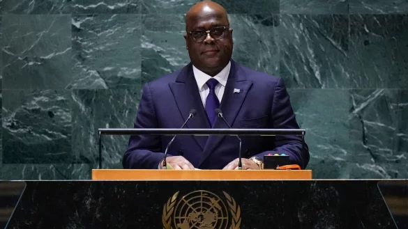 Der Präsident der Demokratischen Republik Kongo, Félix Tshisekedi. (Archivbild) - © Frank Franklin II/AP