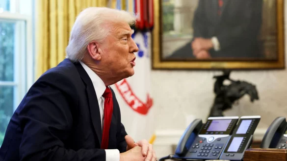 Trump zeigt sich sanfter gegenüber Kanada - © Uncredited/Pool via AP/dpa