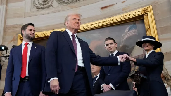 Trump wurde am 20. Januar vereidigt. (Archivbild) - © Morry Gash/AP Pool/dpa