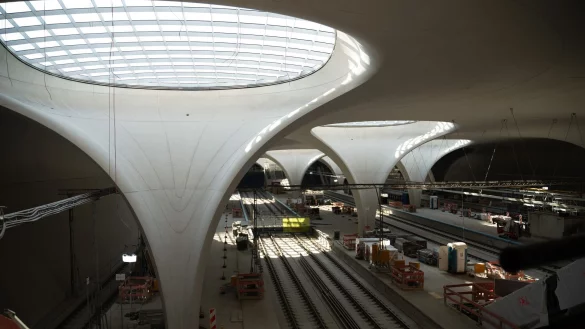 Die Bauindustrie wartet auf neue Auftr&auml;ge der Bahn. - &copy; Markus Lenhardt/dpa