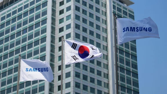 Die jüngsten Geschäftszahlen von Samsung Electronics überraschen positiv. - © Lee Jin-man/AP/dpa