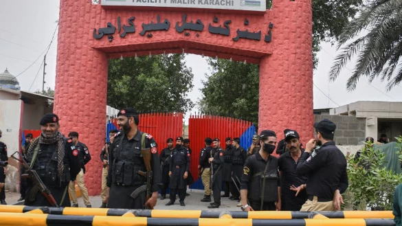 Aus diesem Gef&auml;ngnis entkamen die H&auml;ftlinge. - &copy; Ali Raza/AP/dpa