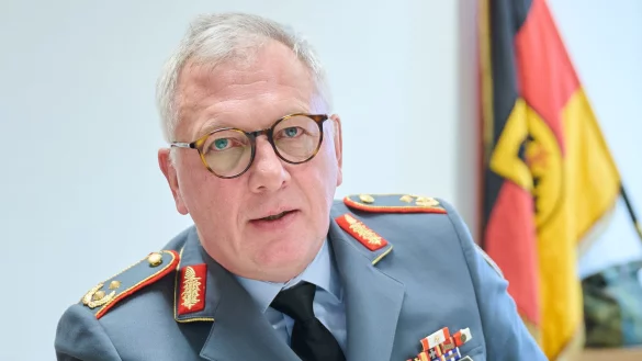 Andreas Henne - designierter Kommandeur Heimatschutzdivision - © Annette Riedl/dpa