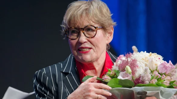 Die S&auml;ngerin Uschu Br&uuml;ning ist in K&ouml;ln geehrt worden. - &copy; Henning Kaiser/dpa