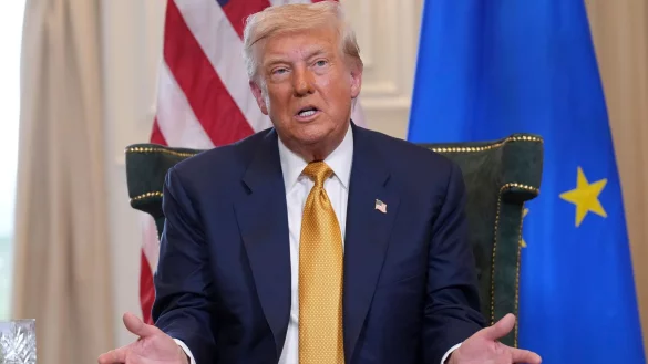 Der Handelsdeal zwischen den USA und der EU wurde in Deutschland eher verhalten aufgenommen. - &copy; Jacquelyn Martin/AP/dpa