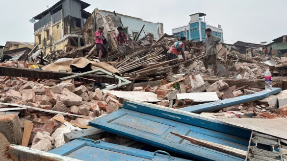Die Zerstörung ist gewaltig. - © Uncredited/AP/dpa