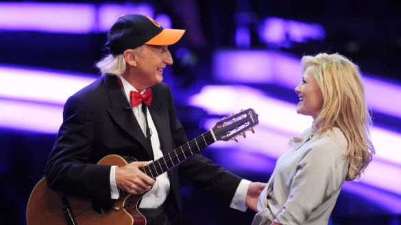 Otto Waalkes und Helene Fischer vor zehn Jahren. (Archivbild) - © picture alliance / dpa